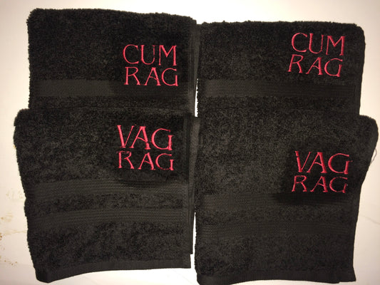 Vag & Cum Rag Hand Towels